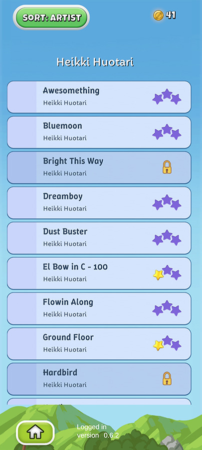 Song list