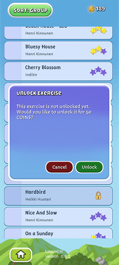 Unlock songs